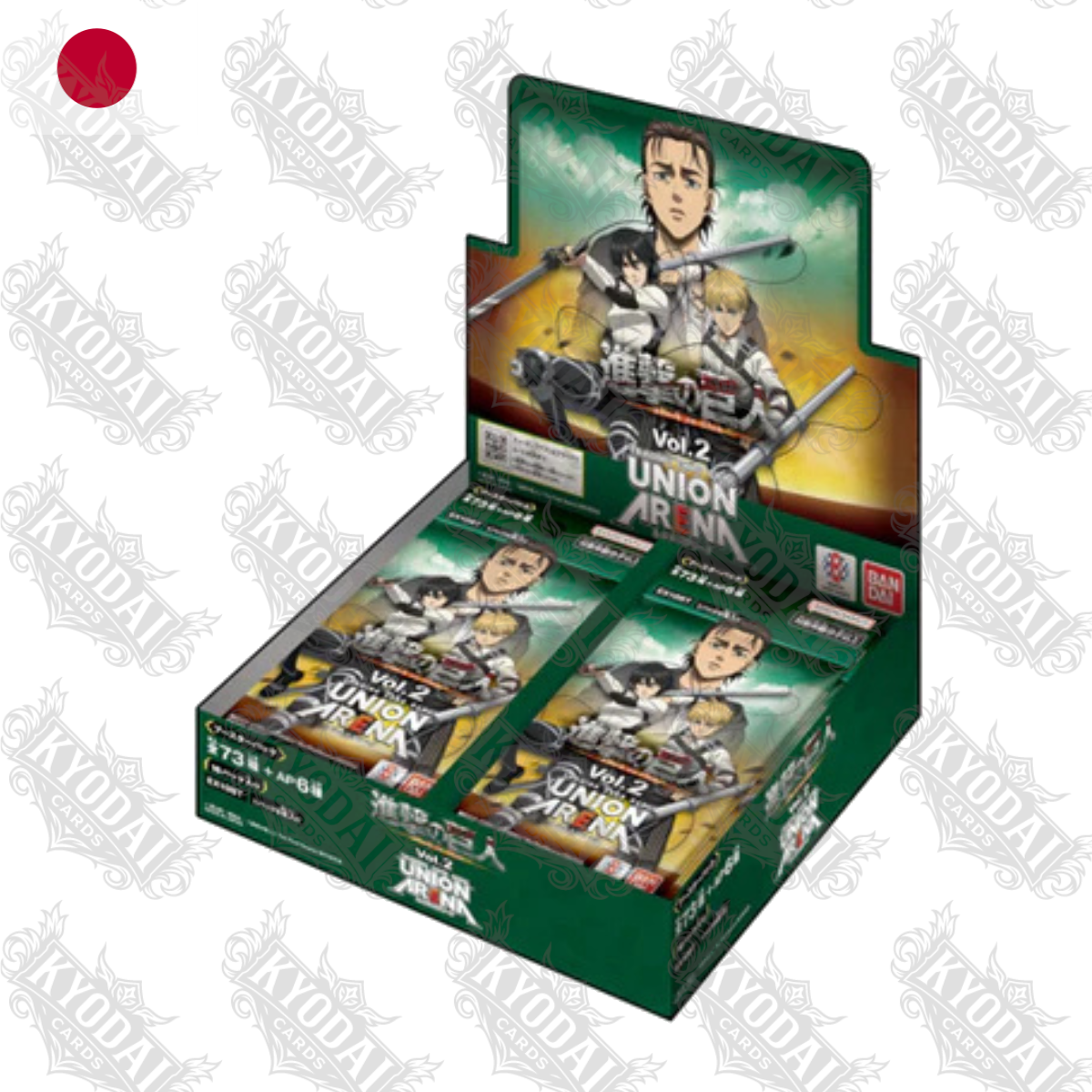 UNION ARENA - Attack on Titan Vol.2 Display [EX10BT] [🇯🇵]