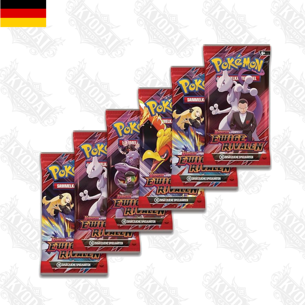 Pokémon Ewige Rivalen Booster-Bundle Karmesin &amp; Purpur (DE) 6er Booster bundle