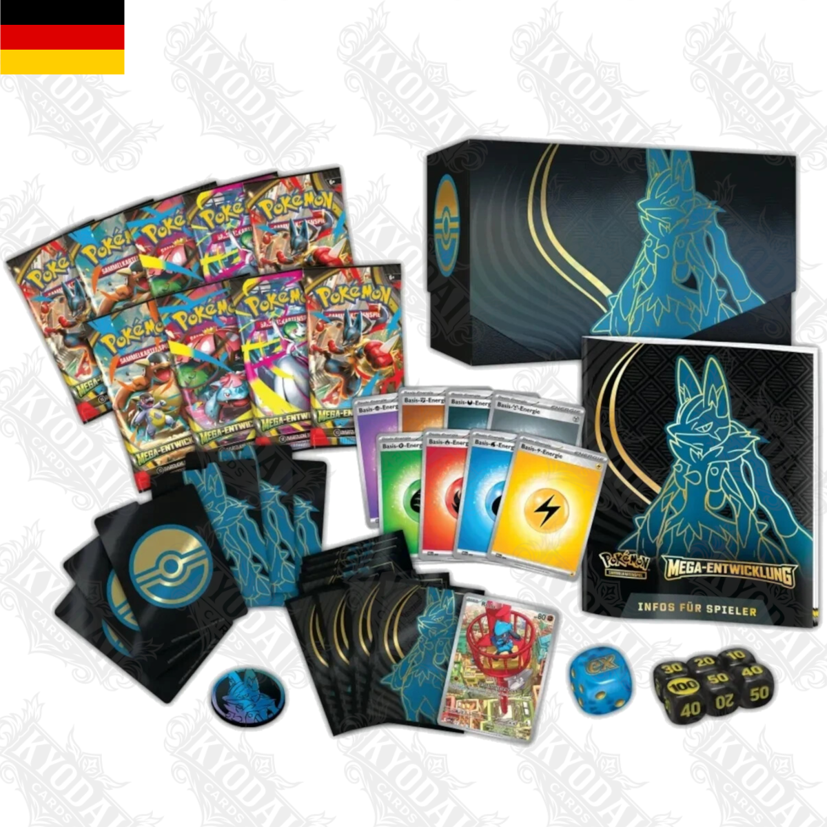 Pokémon Mega Entwicklung Top Trainer Box (DE) - Kyodaicards