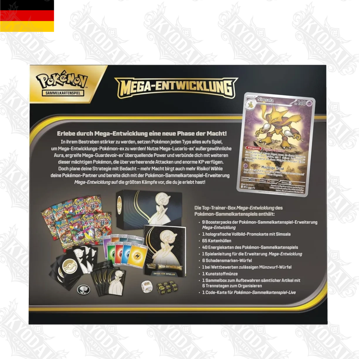 Pokémon Mega Entwicklung – Mega Guardevoir Top Trainer Box (DE)